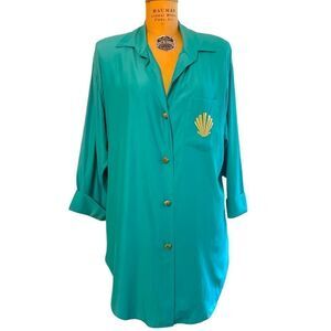 Turquoise Overshirt or Shacket 